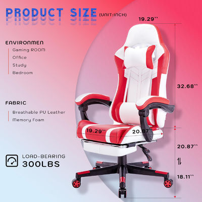 ALINUNU High Back Video Ergonomic Racing PC Cadeira de jogos com apoio de pé Personalizar OEM ODM