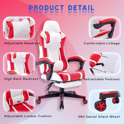 ALINUNU High Back Video Ergonomic Racing PC Cadeira de jogos com apoio de pé Personalizar OEM ODM