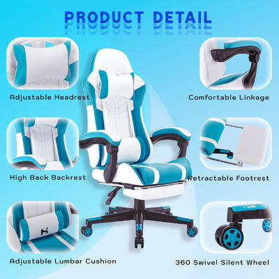 Cor personalizada ALINUNU High Back Video Ergonomic Racing PC Cadeira de jogos com apoio de pé