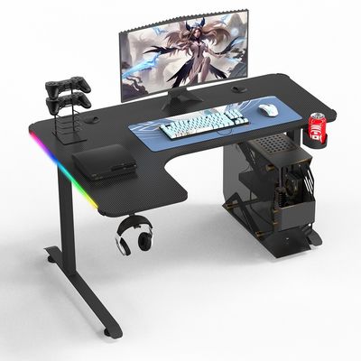 1050*700*115mm Escritório robusto em forma de L Mesa de jogos Altura ajustável para escritório doméstico