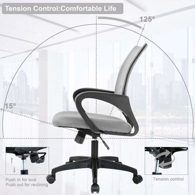 Personalize o seu espaço de trabalho com a cadeira de computador de malha cinza da ALINUNU Opções ODM e OEM