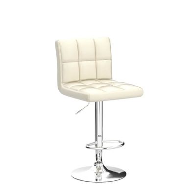 Modern Counter Height Barstools giratórios Cadeira de couro de PU ajustável em altura da ALINUNU