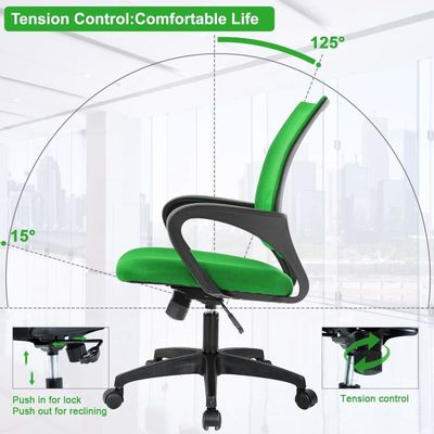 ALINUNU Navy Green Mesh Computer Chair A escolha ideal para executivos e escritórios domésticos