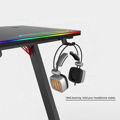 Mesa de computador Excelente mesa de jogos ajustável de metal para mobiliário de escritório comercial
