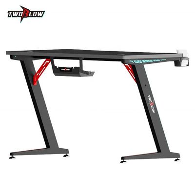 Mesa de computador Excelente mesa de jogos ajustável de metal para mobiliário de escritório comercial