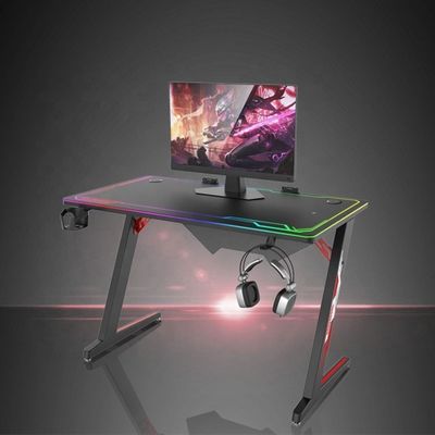 Mesa de computador Excelente mesa de jogos ajustável de metal para mobiliário de escritório comercial