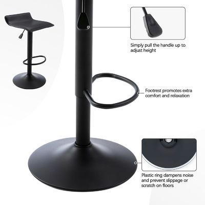 Cadeira de bar de couro PU para sala de jantar
