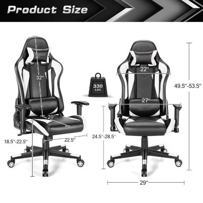 ALINUNU Personalizável Laboratório Secreto Ergonômica Cadeira de Videogames de Corrida O Estilo Perfeito