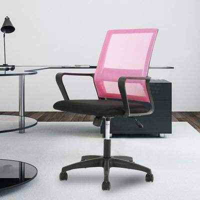 Cadeira de escritório de malha ergonômica 360 Roteador de altura ajustável Função de poltrona reclinável para escritório em casa