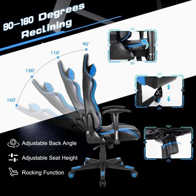 ALINUNU Personalizável Laboratório Secreto Ergonômico PC de Corrida Cadeira de Jogos de Vídeo para Home Office