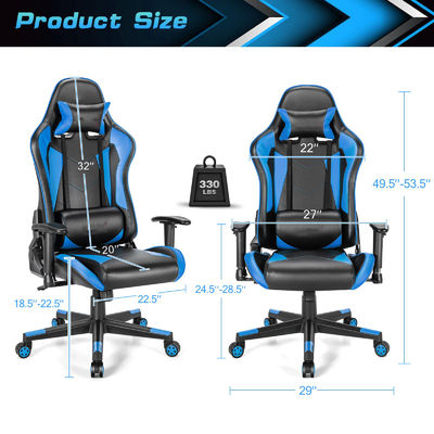 ALINUNU Personalizável Laboratório Secreto Ergonômico PC de Corrida Cadeira de Jogos de Vídeo para Home Office