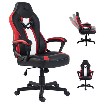 ALINUNU Metal Frame Racing Gaming Chair com suporte lombar e design ergonômico