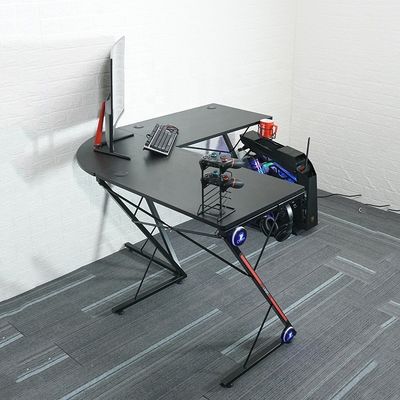 Mesa de jogos ergonômica Altura Ajustável Mesa de jogos com luz com L*W*H 1300*500*782mm