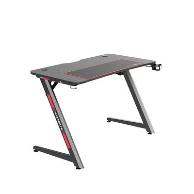 Z Mesa de jogos Mesa de computador com luta RGB LED Luz respiratória para o espaço de trabalho em casa