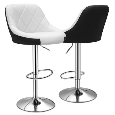 Mobiliário comercial ALINUNU Barstools giratórios com altura ajustável para refeições modernas
