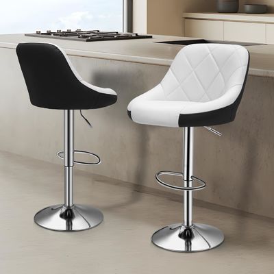 Mobiliário comercial ALINUNU Barstools giratórios com altura ajustável para refeições modernas