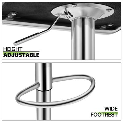 Modern Dining Bar Stool High Chair com Altura de Contador Ajustável Girável da ALINUNU