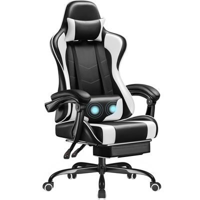 Cadeira de jogo Razer de corrida personalizada com suporte lombar e material de couro sintético