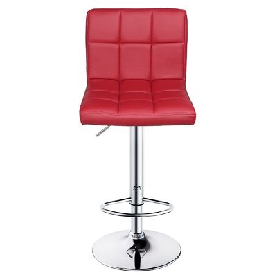 Modern Design PU Leather Ajustável Stool Bar giratório com Back 14.5 &quot;D x 16&quot; W x 24.5 &quot;H