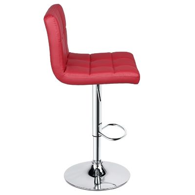 Modern Design PU Leather Ajustável Stool Bar giratório com Back 14.5 &quot;D x 16&quot; W x 24.5 &quot;H