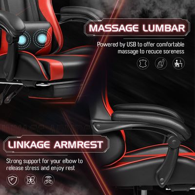 ALINUNU Custom Racing Razer Cadeira de jogos para sala de jogos