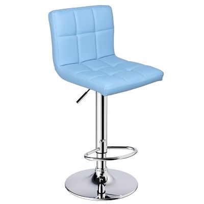 ALINUNU Modern PU Leather Regular Bar Stool giratório com costas em cor personalizada