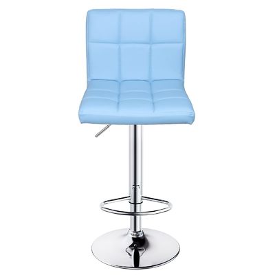 ALINUNU Modern PU Leather Regular Bar Stool giratório com costas em cor personalizada