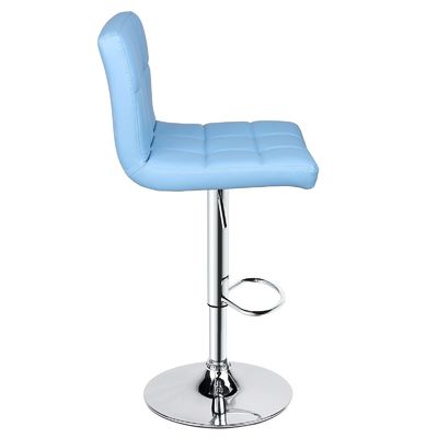 ALINUNU Modern PU Leather Regular Bar Stool giratório com costas em cor personalizada