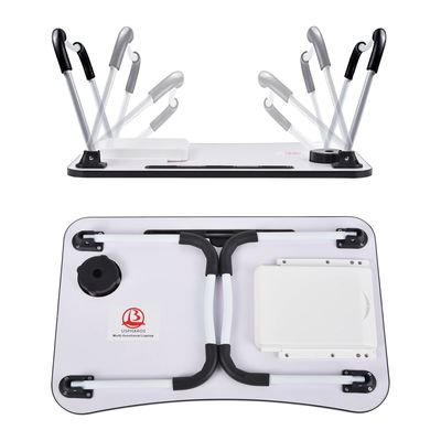 Caixa portátil dobrável de computador portátil de cama de mesa de escritório com suporte de copo 15.7 &quot;D x 23.6&quot; W x 11 &quot;H