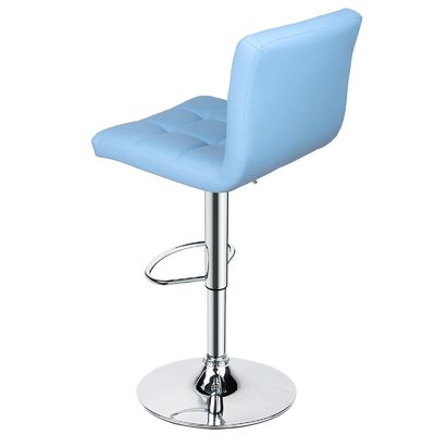 ALINUNU Modern PU Leather Regular Bar Stool giratório com costas em cor personalizada