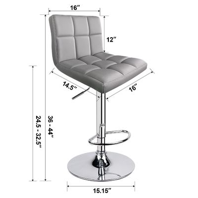 Modern Design Home Bar Stool com costas e giro ajustável em cores personalizadas