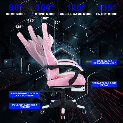 Melhore a sua experiência de jogo com esta cadeira ergonômica feita de nylon