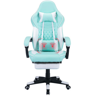 Assento de couro com função de massagem e design dobrável