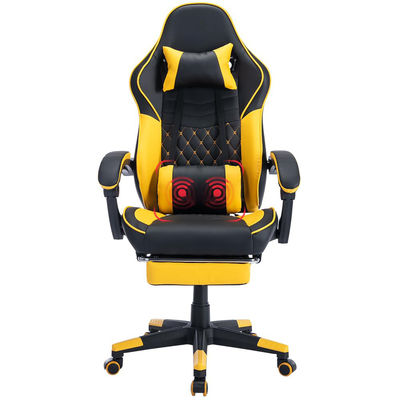 Cadeira de massagem de couro giratória de design ergonômico e giratório com necessidade de assento