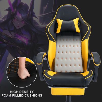 Cadeira de massagem de couro giratória de design ergonômico e giratório com necessidade de assento