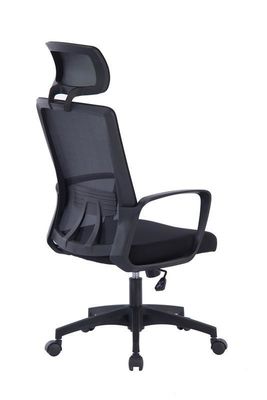 Cadeira de escritório de malha de design moderno com castor de nylon e material respirável