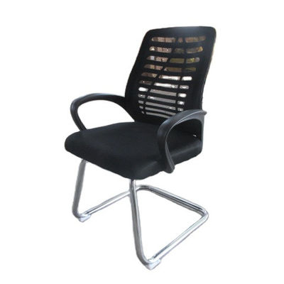 Cadeira Ergonômica de estilo moderno de base prateada cadeira de escritório de malha com altura ajustável