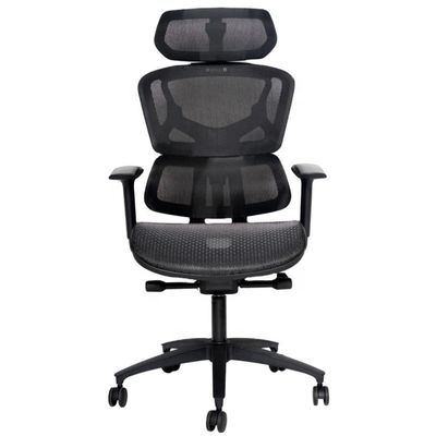 Mobiliário comercial Cadeira de escritório ergonômica com apoios de braço giratórios e ajustáveis em 3D