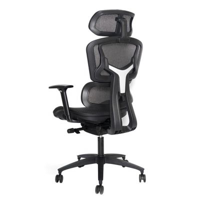 Mobiliário comercial Cadeira de escritório ergonômica com apoios de braço giratórios e ajustáveis em 3D