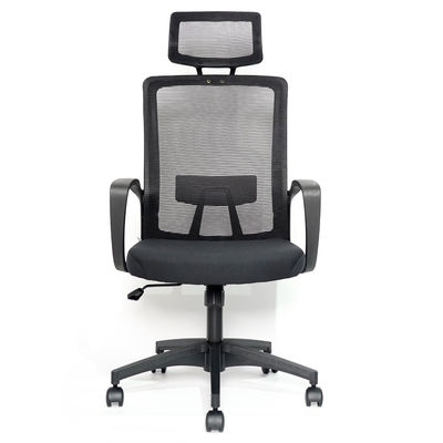 Mobiliário comercial Cadeira de escritório ergonômica com mecanismo de inclinação e altura ajustável
