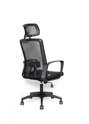 Mobiliário comercial Cadeira de escritório ergonômica com mecanismo de inclinação e altura ajustável