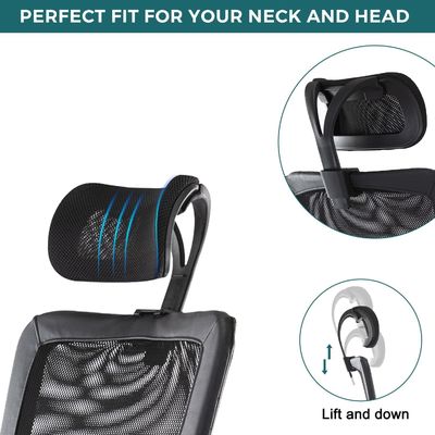 Cadeira de computador de escritório em casa de malha ergonômica com cor personalizada e rolamento rotativo