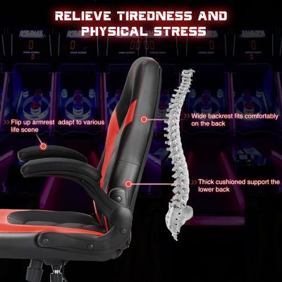ALINUNU Cadeira Ergonômica de Jogos de Computador com Altura Ajustável e Cor Personalizada