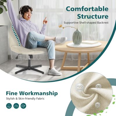 Cadeira de sala de estar de cores personalizadas Apoio à cabeça ajustável Cadeira de secretária com braço flexível