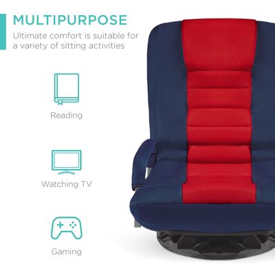 Rocker de piso multiuso 360 graus de design moderno e cadeira giratória de jogos ALINUNU