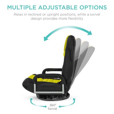 Cadeira giratória de jogos 360 graus Multipurpose Rocker de cadeira de chão para TV de cor personalizada