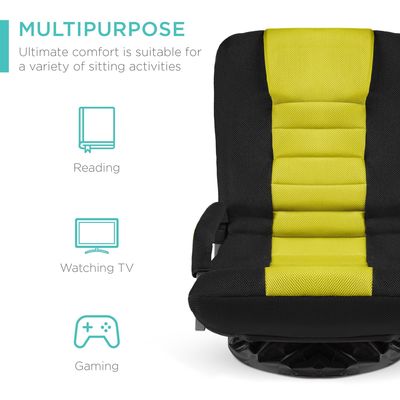 Cadeira giratória de jogos 360 graus Multipurpose Rocker de cadeira de chão para TV de cor personalizada