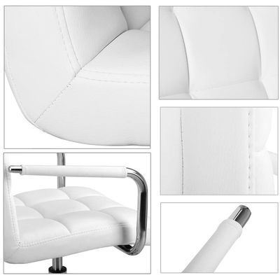 Cadeira de escritório de couro ajustável perfeita para ambientes de trabalho modernos e elegantes