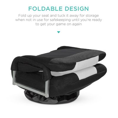 Cadeira giratória ALINUNU 360 graus Multipurpose Rocker cadeira de chão para TV 17 libras