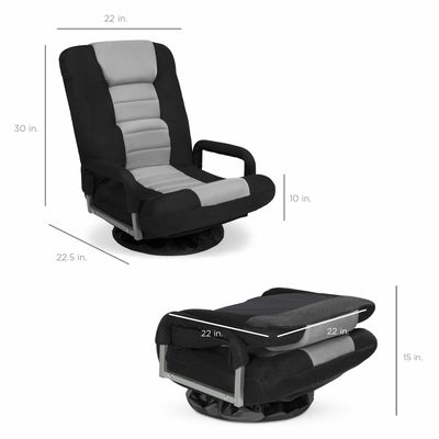 Cadeira giratória de jogos 360 graus Multipurpose Rocker de cadeira de chão para TV de cor personalizada